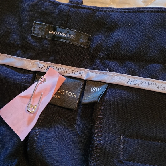 Navy Worthington Trousers - Picture 2 of 2